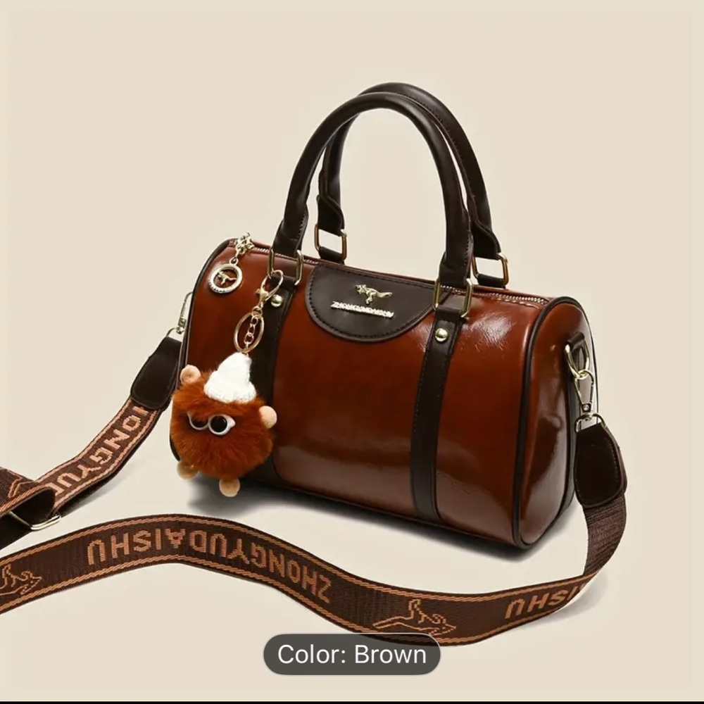 Wholesale 3 sets of Brown Leather Handbag